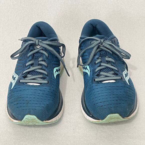 Saucony Shoes Women’s 7.5 WIDE Running Sneakers S10549-25 Guide 13 Blue Trainers - Picture 5 of 10